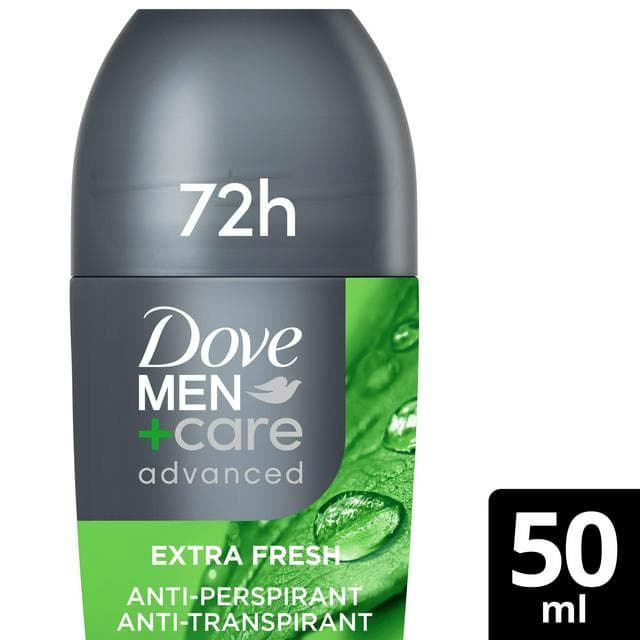 Dove Men+Care Antiperspirant Extra Fresh Deodorant Roll On 50ml - gallery image 1