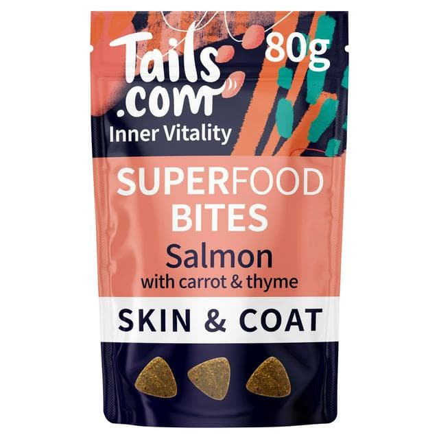 Tails.com Inner Vitality Superfood Bites Salmon with Carrot & Thyme 80g - gallery image 1