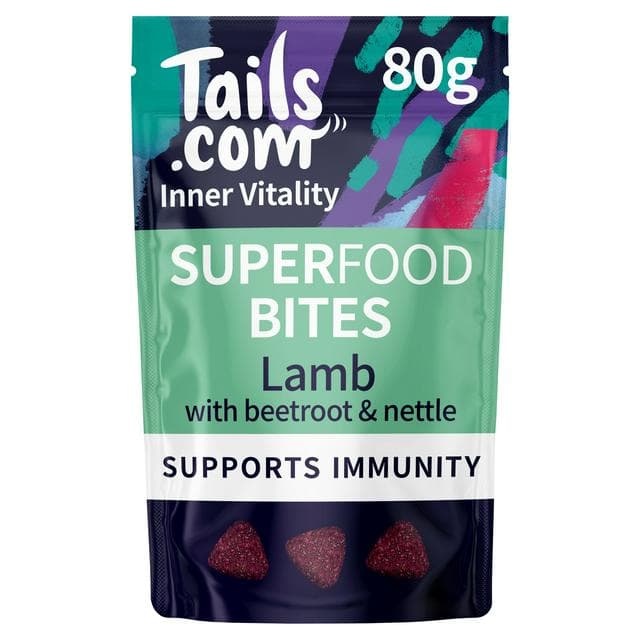Tails.com Inner Vitality Superfood Bites Lamb with Beetroot & Nettle 80g - gallery image 1