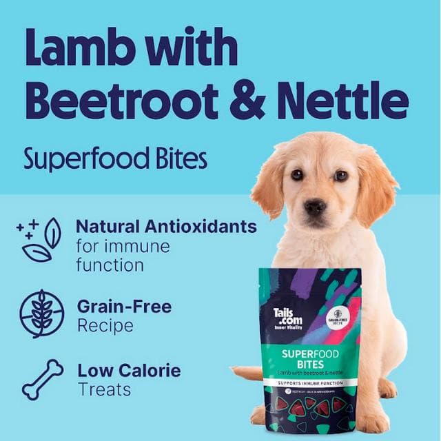 Tails.com Inner Vitality Superfood Bites Lamb with Beetroot & Nettle 80g - gallery image 3