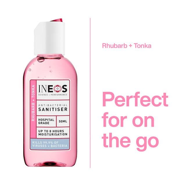 Ineos Rhubarb + Tonka Antibacterial Sanitiser 50ml - gallery image 2