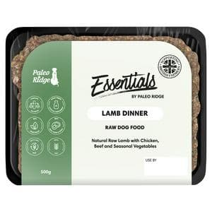 Paleo Ridge Essentials Lamb Dinner Raw Dog Food 500g