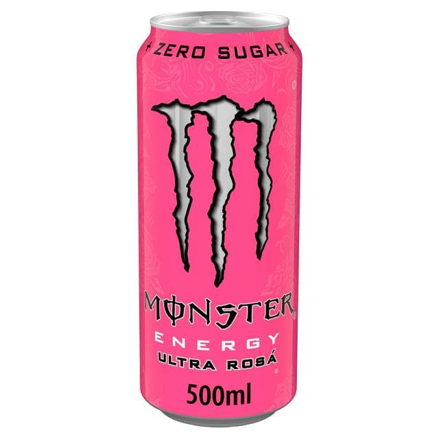 Monster Energy Drink Ultra Rosa Zero Sugar 500ml - gallery image 1