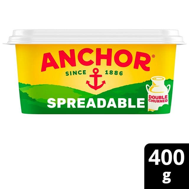 Anchor Spreadable Blend of Butter & Rapeseed Oil Spread 400g - gallery image 1