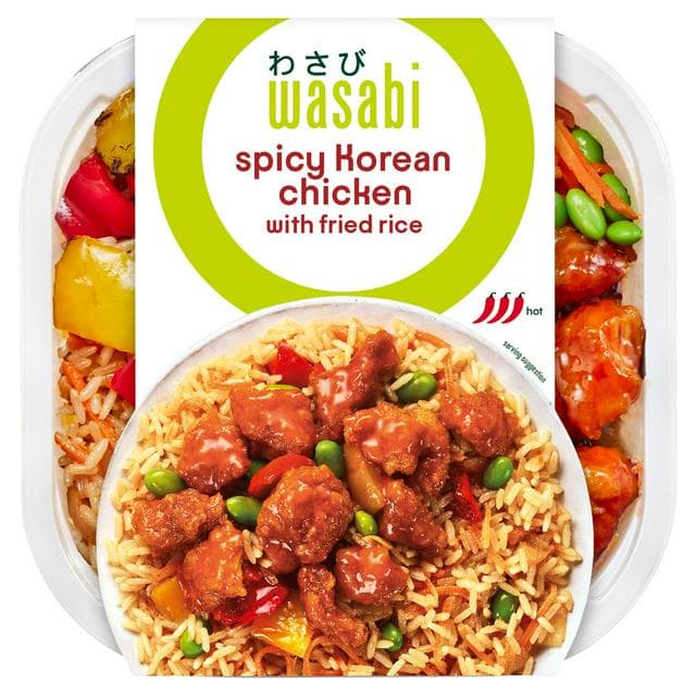 Wasabi Home Bento Spicy Korean Chicken with Fried Rice 400g - gallery image 1