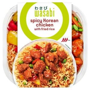 Wasabi Home Bento Spicy Korean Chicken with Fried Rice 400g
