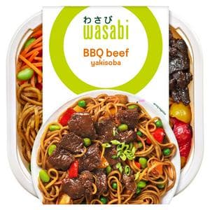 Wasabi Home Bento BBQ Beef with Yakisoba Noodles 400g