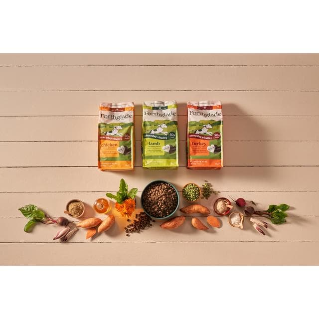Forthglade Lightly Baked Natural Dry Dog Food Turkey Adult Dogs One Year+ 2kg - gallery image 3