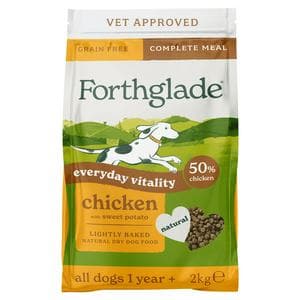 Forthglade Lightly Baked Natural Dry Dog Food Chicken Adult Dogs One Year+ 2kg