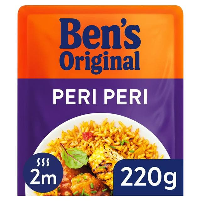 Ben's Original Peri Peri Microwave Rice 220g - gallery image 1
