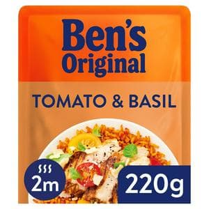 Ben's Original Tomato & Basil Microwave Rice 220g