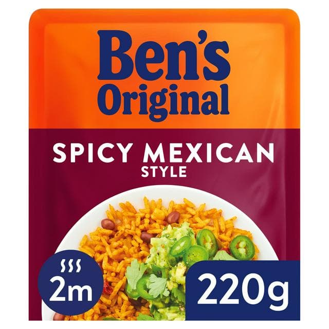 Ben's Original Spicy Mexican Microwave Rice 220g - gallery image 1