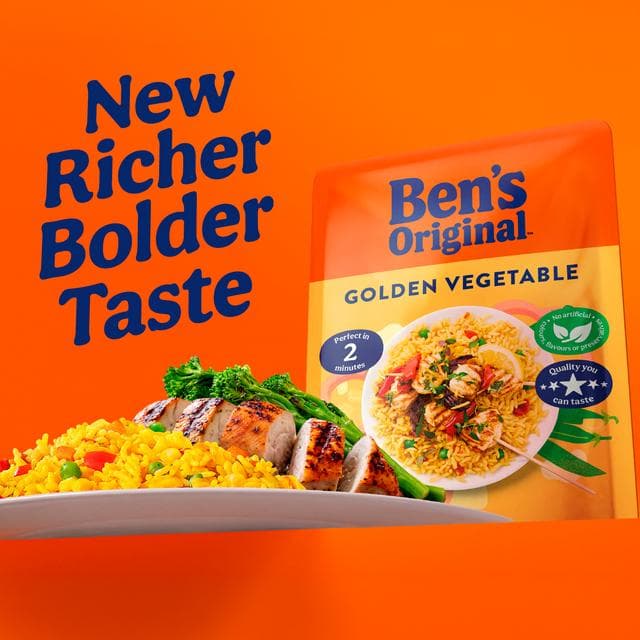 Ben's Original Golden Vegetable Microwave Rice 220g - gallery image 2