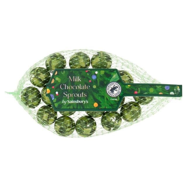 Sainsbury's Milk Chocolate Sprouts 75g - gallery image 1