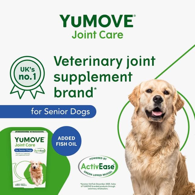 Yumove Joint Care Tasty Tablets For Senior Dogs x80 70.8g - gallery image 3