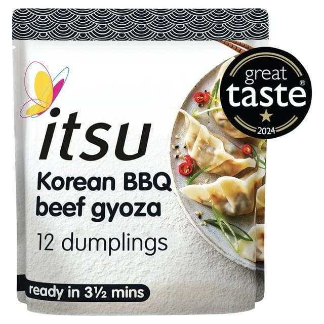 itsu 12 x Korean Bbq Beef Gyoza Dinner Dumplings 240g - gallery image 1