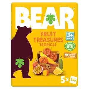 BEAR Fruit Treasures Tropical 5x20g