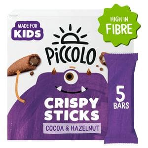 Piccolo Organic Cocoa & Hazelnut Kids Crispy Sticks 5x25g