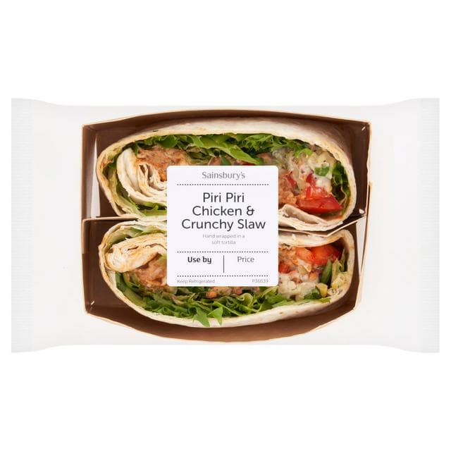Sainsbury's Piri Piri Chicken & Crunchy Slaw Wrap - gallery image 1