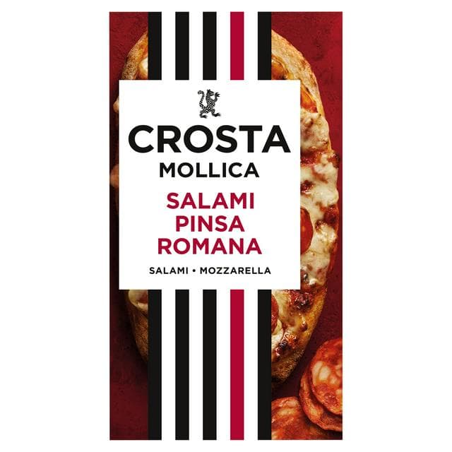 Crosta & Mollica Pinsa Roman Pizza Salami & Mozzarella 160g - gallery image 1