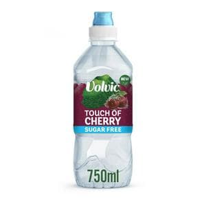 Volvic 750ml Touch of Fruit Sugar Free Cherry Flavoured Water