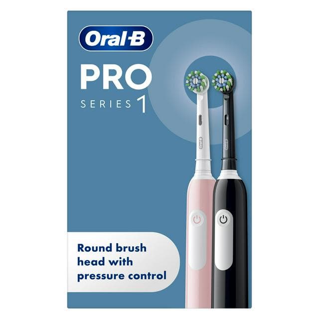 Oral-B Pro Series 1 Pink & Black Electric Toothbrushes - gallery image 1