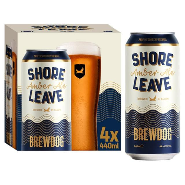 BrewDog Shore Leave Amber Ale 4x440ml - gallery image 1