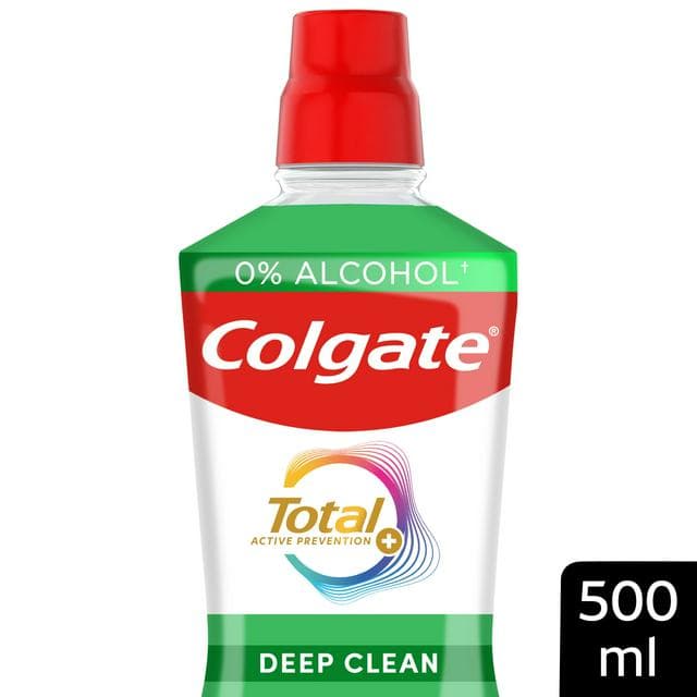 Colgate Total Advanced Deep Clean Mouthwash Alcohol Free 500ml - gallery image 1