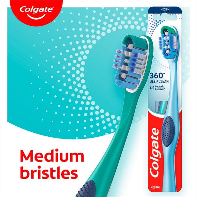 Colgate 360 Deep Clean Soft Toothbrush x4 - gallery image 3
