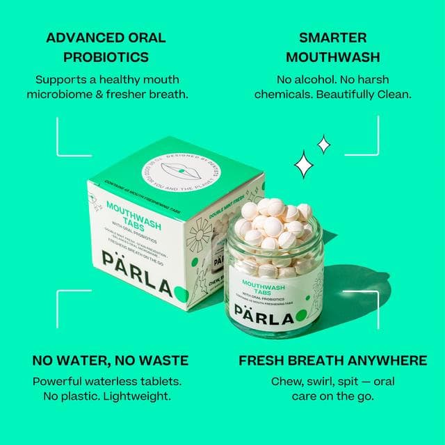 PÄRLA Mouthwash Probiotic Tabs x45 - gallery image 2