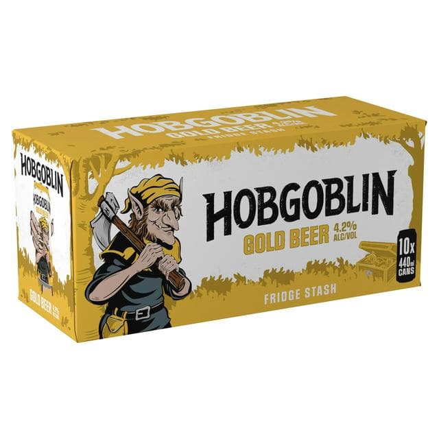 Hobgoblin Gold Beer x10 440ml - gallery image 1