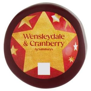 Sainsbury's Wensleydale & Cranberry Truckle 90g
