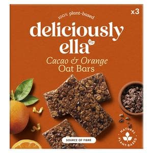 Deliciously Ella 3 x 50g Cacao & Orange Multipack Oat Bars