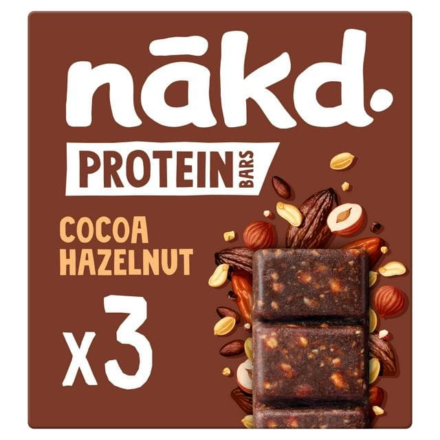 Nakd Cocoa Hazelnut Protein Bars 3x45g - gallery image 1