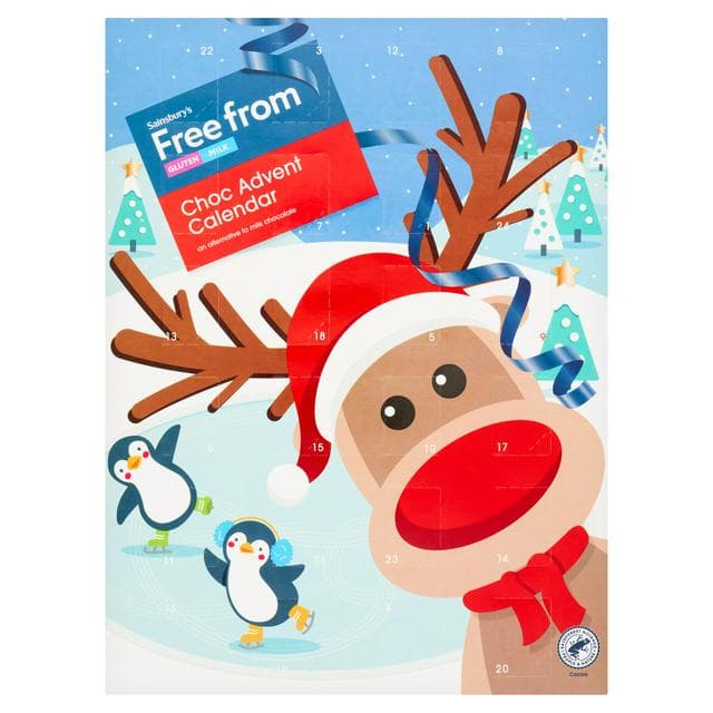 Sainsbury's Free From 70g Chocolate Advent Calendar - gallery image 1