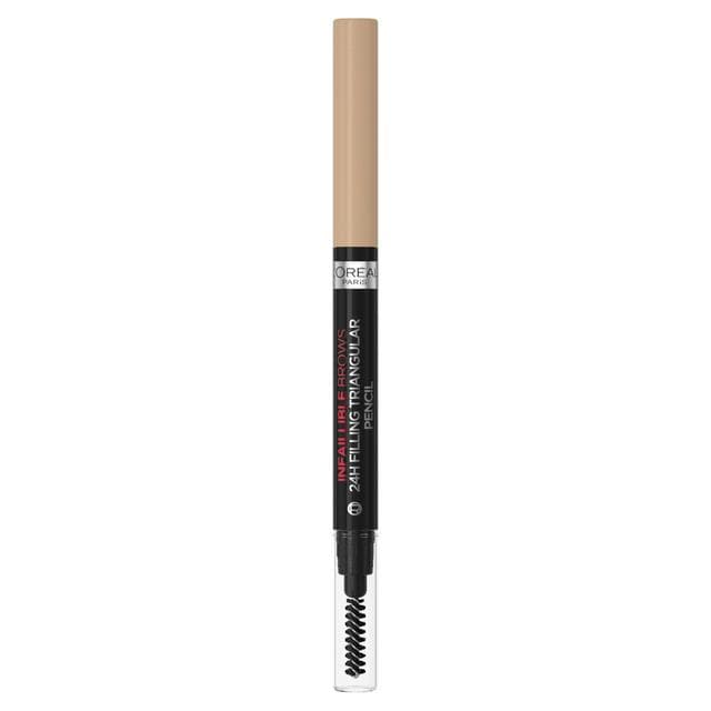 L'Oréal Paris Infallible 24H Brow Filling Triangular Pencil 7.0 Blonde - gallery image 1
