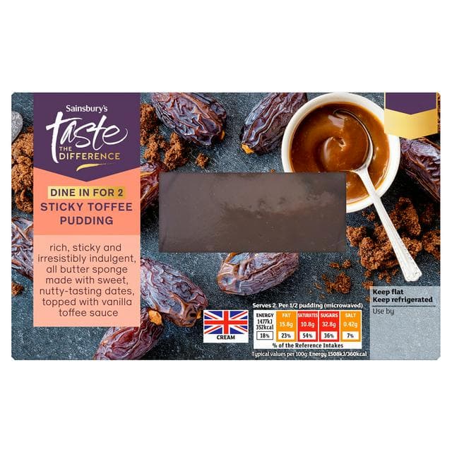 Sainsbury's Sticky Toffee Pudding, Taste the Difference 200g - gallery image 1