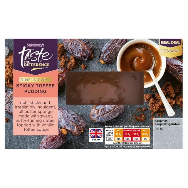 Sainsbury's Sticky Toffee Pudding, Taste the Difference 200g - gallery image 1