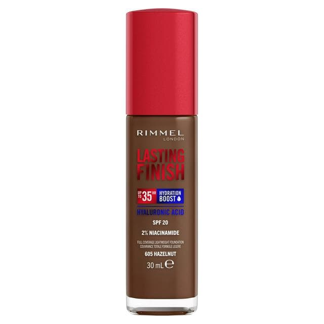 Rimmel London Lasting Finish 35 Hour Foundation 605 Hazelnut - gallery image 1