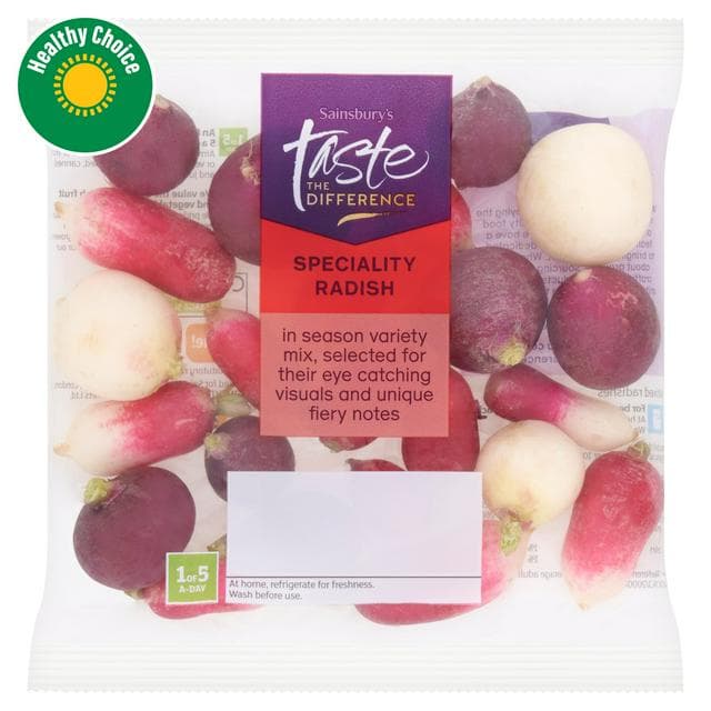 Sainsbury's Speciality Radish, Taste the Difference 200g - gallery image 1