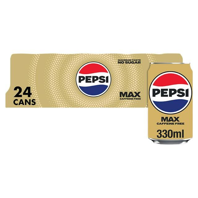 Pepsi Max No Caffeine No Sugar Cola Cans 24 x 330ml - gallery image 1