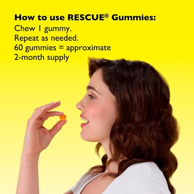 Bach Rescue Vegan Gummies Orange with Other Natural Flavours x60 - gallery image 3