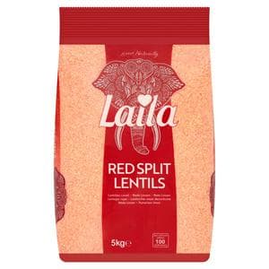 Laila Red Split Lentils 5kg