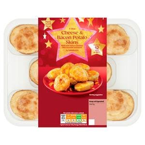 Sainsbury's 8 x Mini Cheese & Bacon Potato Skins 224g