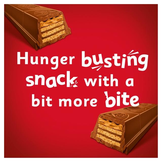 KitKat Chunky Peanut Butter Chocolate Bar Multipack x4 34g - gallery image 2