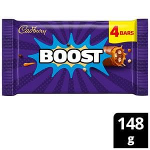 Cadbury Boost 4 x 37g Multipack Chocolate Bar