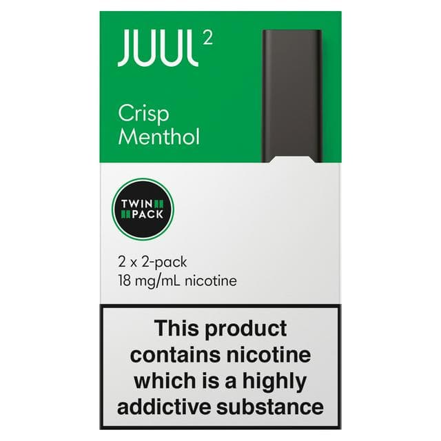 Juul2 4 Pod Crisp Menthol 18mg - gallery image 1