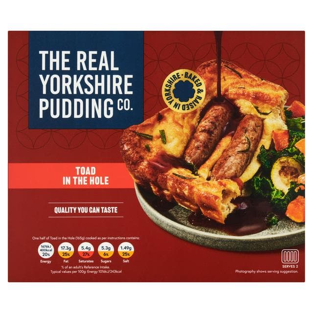 The Real Yorkshire Pudding Co. Toad in the Hole 350g - gallery image 1
