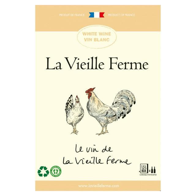 La Vieille Ferme Blanc White Boxed Wine 150cl - gallery image 1