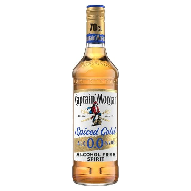 Captain Morgan Spiced Gold 0.0% Alcohol Free Spirit 70cl - gallery image 1